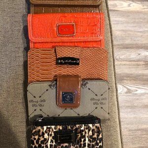 5 wallet Liz Claiborne, Nine West, polo club